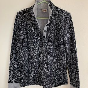 Kavu Women’s Button Up Henley Thermal Sweater Size Medium